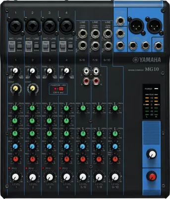 Image de Table de mixage audio Yamaha MG10 10 canaux, noire