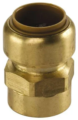 Image de Raccord à emboîter en cuivre Tectite transition filetage femelle 18 mm - 1/2' DVGW