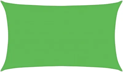Image de vidaXL Voile d'ombrage 160 g/m² vert clair 5x8 m HDPE