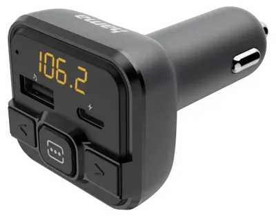 Produktbild von Hama 00014170, FM, 87,6 - 107,9 MHz, MicroSD (TransFlash), Zigarettenanzünder, 2 A, 5 V