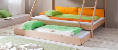 Produktbild von Relita - Bettkasten zu Bett Mike in Buche massiv natur lackiert