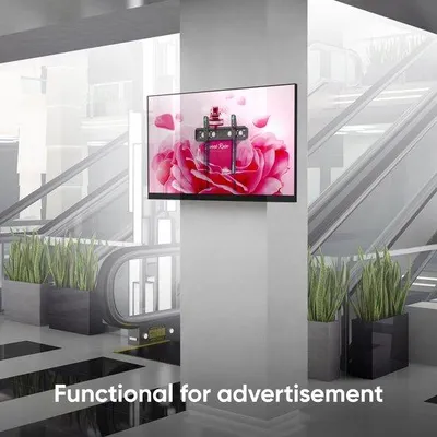 Produktbild von ONKRON TV SLIM Wandhalterung, 32-65", VESA 400x400, max 57 kg, schwarz