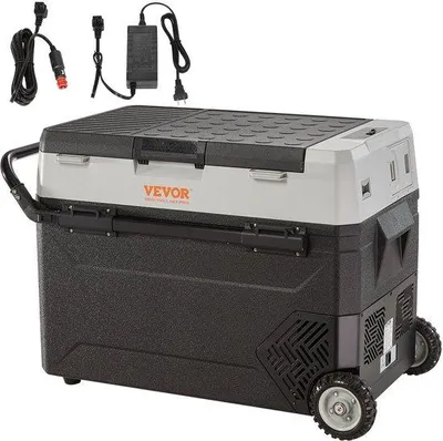 Immagine prodotto di Frigorifero portatile e congelatore - 38 litri - 12 volt - doppia zona - per auto e campeggio