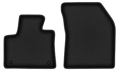 Immagine prodotto di Tappetini anteriori in moquette per Opel Grandland 2017- (crossover) – 2 pezzi, neri, su misura – Wielganizator DURBAN