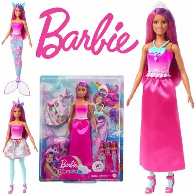 Produktbild von Barbie Dreamtopia Verwandlungs-Einhornpuppe Fantasiewelt HLC28