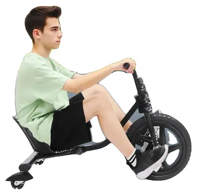 Image de Tricycle pour enfants, 90 x 68 x 60 cm, roues de 40 cm, capacité de charge de 80 kg, cadre triangulaire, frein en V / frein à disque