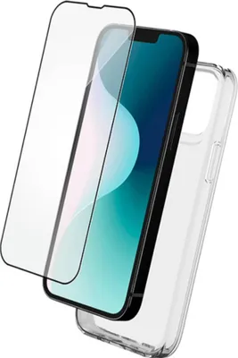Produktbild von BigBen, 2-in-1 Zubehörset für iPhone 16 Pro mit SmartFrame, Transparent