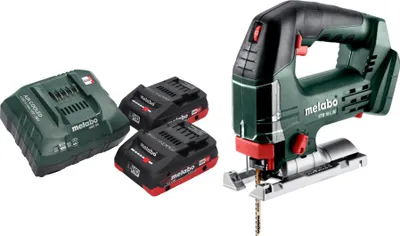 Image de Metabo STB 18 L 90 Scie sauteuse sans fil 18 V 90 mm + 2x batterie LiHD 4,0 Ah + chargeur