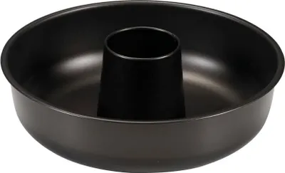 Savarinform aus Stahl, antihaftbeschichtet, Ø 25 cm, schwarz