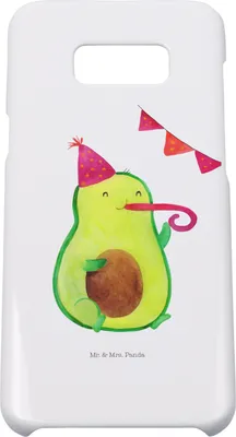 Produktbild von Mr. & Mrs. Panda Samsung Galaxy S8 plus Handyhülle  Avocado Geburtstag - Weiß - Geschenk, Party, Frucht, Cover, Handy, Überraschung, Feier, Case, Hülle