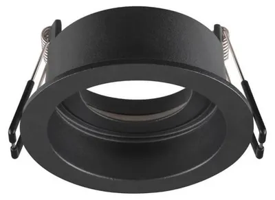 Zdjęcie produktu dla SLV 1007451 NEW TRIA 68, wpuszczany pierścień sufitowy, wpuszczany, D: 8,2 H: 4,4 cm, czarny