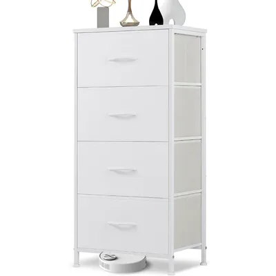 Produktbild von Kommode mit Schubladen Sideboard Mehrzweckschrank Schubladenschrank (mit Metallgestell Schubladen aus Stoff), für Schlafzimmer, Wohnzimmer, Kinderzimm