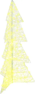 Image de Sapin de Noël avec 160 LED Blanc chaud 150 cm Acrylique