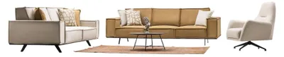 Produktbild von Sofa Set Wohnzimmergarnitur Garnitur Polstergruppe Couch Sofagarnitur 4+3+1