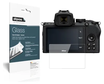 Obrázok produktu pre 2x ochranná fólia pre Nikon Z 50 - Anti-Shock 9H film dipos Glass plastové sklo