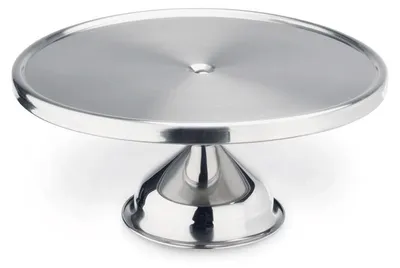 Produktbild von 5x Tortenplatte Ø 30 cm Chromnickelstahl H: 14,5 cm