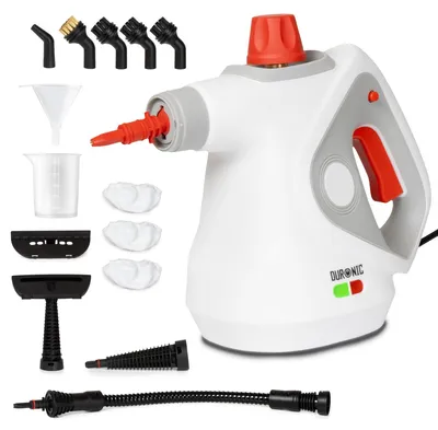 Produktbild von Duronic SC32 WE Dampfreiniger, Polster und Teppichreiniger Gerät, 1050 Watt Polsterreiniger, Handdampfreiniger mit 3 m Kabel, Handgerät mit 350 ml