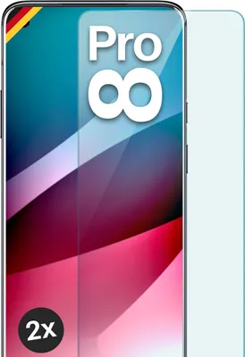 A product image showing a screen protector for a phone, with marketing text and graphics.