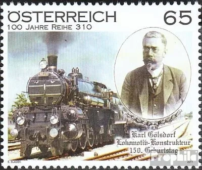 Produktbild von Briefmarken Österreich 2011 Mi 2916 (kompl.Ausg.) gestempelt Karl Gölsdorf