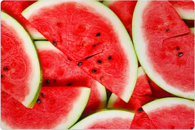 Produktbild von Küchenmatte 80x120 cm Vinylmatte Bodenmatte Dekoration - reife rote Wassermelonen