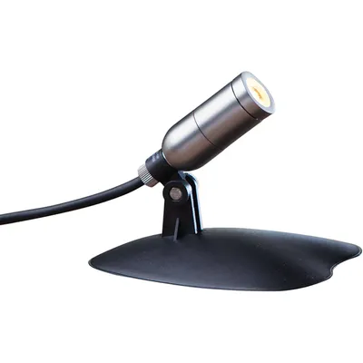 Produktbild von HEISSNER L421-00, Außenspotbeleuchtung, Schwarz, Grau, Metall, Garten, Bodenmontage, Teich