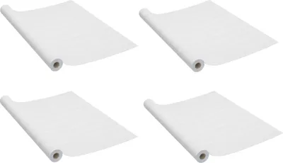 Produktbild von vidaXL Türfolien Selbstklebend 4 Stk. Weißes Holz 210x90 cm PVC