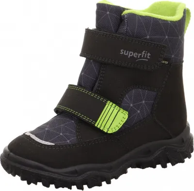Produktbild von Legero \ HUSKY SCHWARZ/HELLGRÜN TEXTIL Kinderschuhe