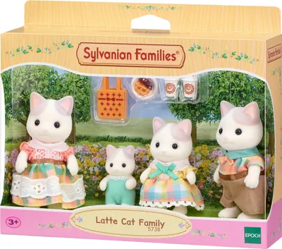 Productafbeelding van SYLVANIAN FAMILIES 5738 - The Latte Cat Family