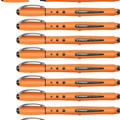 Immagine prodotto di STABILO worker+ fine Penna stick a sfera Nero 10 pz