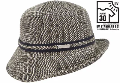 Seeberger knautschbare asymmetrische Glocke mit UV Schutz 30 in schwarz