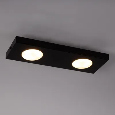 Zdjęcie produktu dla Reflektor spot HERO czarny 2xGX53x12W metal wym:3x35x12cm IP20 Sigma Lighting