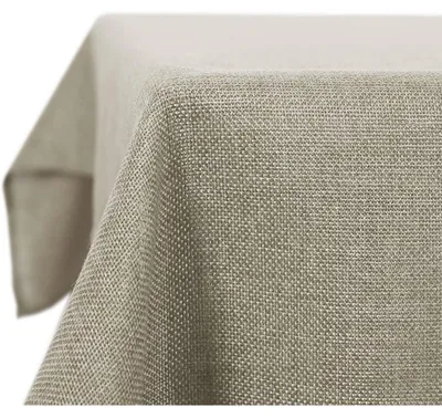 Obrázek produktu pro Venkovní ubrus, vzhled lnu, omyvatelný, vodoodpudivý, s efektem lotosu, rozměry 300 x 150 cm, obdélníkový
