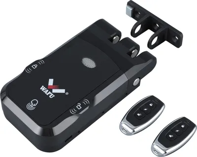 Produktbild von WAFU Smart Lock, Unsichtbares Elektronisches Türschloss ohne Schlüssel, Kabellos mit Fernbedienung & Touch-Unlock Funktion