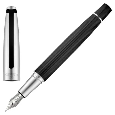 Imagen del producto de CERRUTI 1881, pluma estilográfica Benson, color y cromo