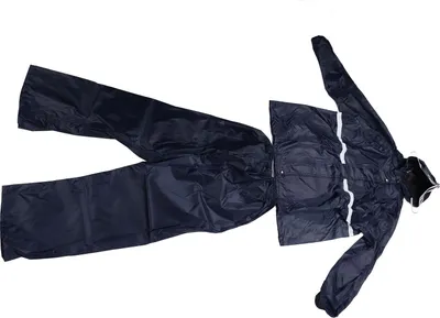 Obrázok produktu pre Priedušný, nepremokavý oblek mackintosh s delenou bundou a nohavicami, dvojvrstvový, pre mužov a ženy, Oxford navy blue, XXL