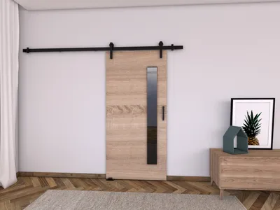 Produktbild von Innentür zur Wand BUSHLAND 7 - 86 cm, Sonoma-Eiche