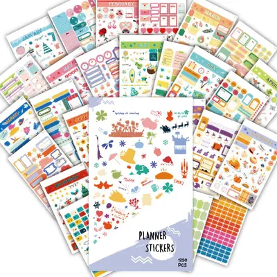 Obrázok produktu pre INF Celoročné nálepky do plánovača: Organizujte so štýlom