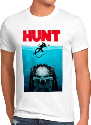 Produktbild von style3 Hunt Herren T-Shirt predator alien vs xenomorph