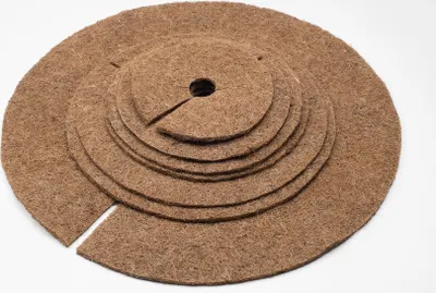 Produktbild von MC.Sammler Kokos-Mulchscheibe - Ø 45 cm - 5 Stück | Winterschutz Kälteschutz für Pflanzen, Topfpflanzen, Kübelpflanzen | Kokosscheibe Kübelabdeckung Kokosdisk Abdeckscheibe Pflanzenschutzmatte
