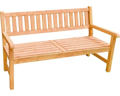 Obrázek produktu pro Zahradní lavice dřevěná RADOST 120 x 53 x 92 cm kaštan