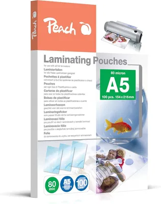 Immagine prodotto di 03 fogli di laminazione A5 - 80 micron - 100 pezzi