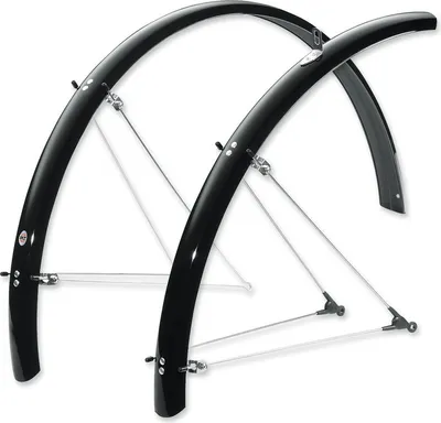 Produktbild von SKS 6208 8014 30-10104 Rennschutzbleche 28' lange Form 35mm, ohne Kontaktierung, schwarz (1 Paar)