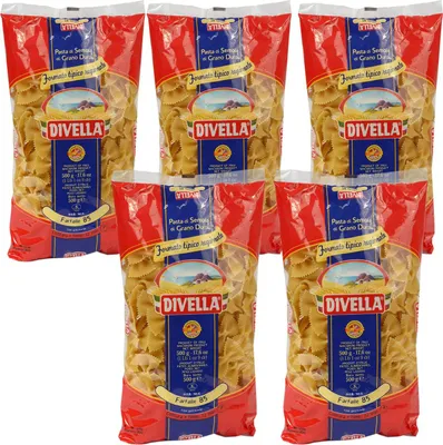 Produktbild von 5 x DIVELLA N85 Farfalle 500g