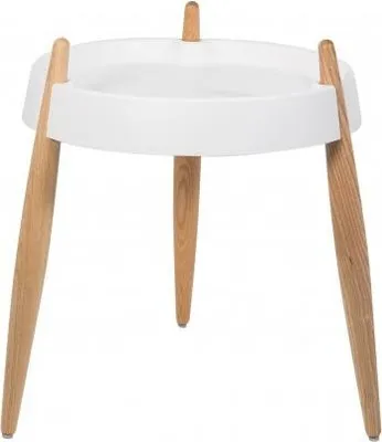 Produktbild von Zafferano Couchtisch LIOLÀ h47cm Weiß - Esche natur
