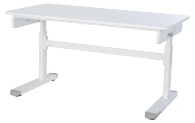 Obrázek produktu pro roba Dětský psací stůl Smart Grow Basic s nástavcem 110x60 cm – sestava psacího stolu pro děti od 6 let – výškově nastavitelný – USB-C – bílý