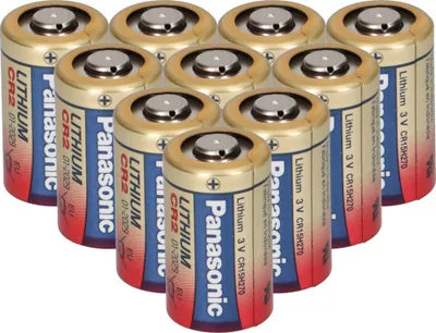 Zdjęcie produktu dla 10x Panasonic CR2L 1BP Photobatterie 3V CR2 CR 2 850mAh 1er Blister