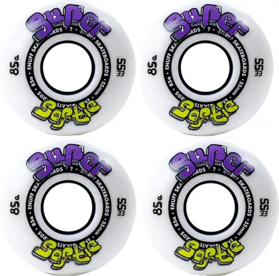 Produktbild von Enuff Super Softie Skateboard Rollen 55mm 85a weiß