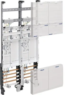 Produktbild von HAGER Komplettfeld universZ 2ZP ZK3ET28 2feld BKE-I Steuerklemme 7p HLAK 5polig