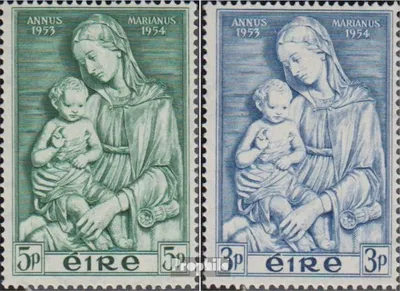 Produktbild von Briefmarken Irland 1954 Mi 120-121 (kompl.Ausg.) postfrisch Marianisches Jahr