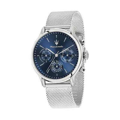Immagine prodotto di Maserati orologio da polso in acciaio inox multifunzione EPOCA uomo argento D2UMAR8853118019